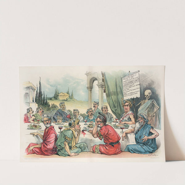 The skeleton at the feast by John Samuel Pughe