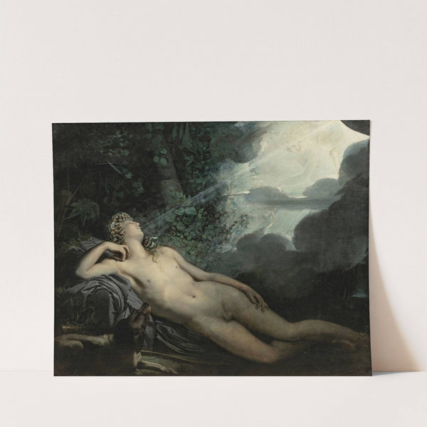 The sleep of Endymion by Circle Of Anne-Louis Girodet-Trioson