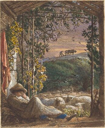 The Sleeping Shepherd; Early Morning (1857)