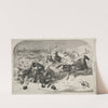 The Sleighing Season – The Upset (1860) by Winslow Homer