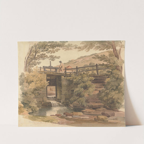 The Sluice Gate near Slough (1811) by Paul Sandby Munn