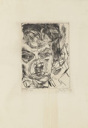 The Smoker (Self-Portrait)