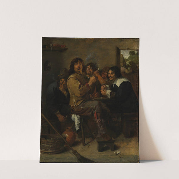 The Smokers (ca. 1636) by Adriaen Brouwer