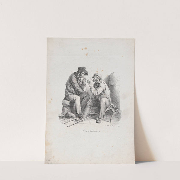 The Smokers (1822) by Louis Léopold Boilly