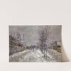 The Snow-Covered Boulevard De Pontoise In Argenteuil (1875) by Claude Monet