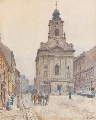 The so-called Rauchfangkehrerkirche in Vienna
