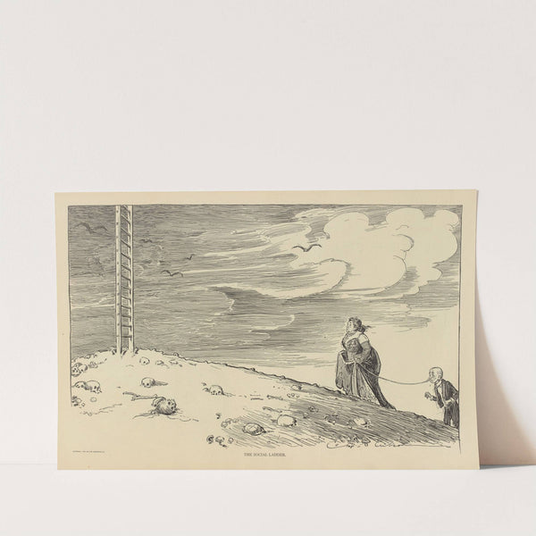 The social ladder. (1900-1905) by Charles Dana Gibson