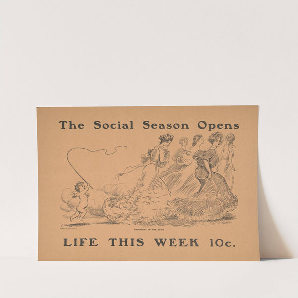 The social season opens -Life this week 10 cents. (1904) by Charles Dana Gibson