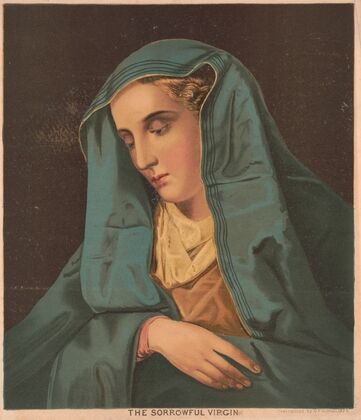 The sorrowful virgin (1875)