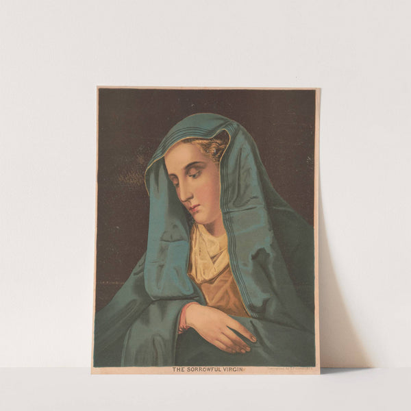 The sorrowful virgin (1875) by G.F. Gilman