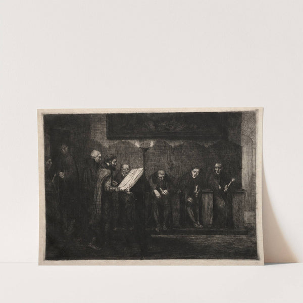 The Spanish Singers (c. 1857–1911) by Alphonse Legros