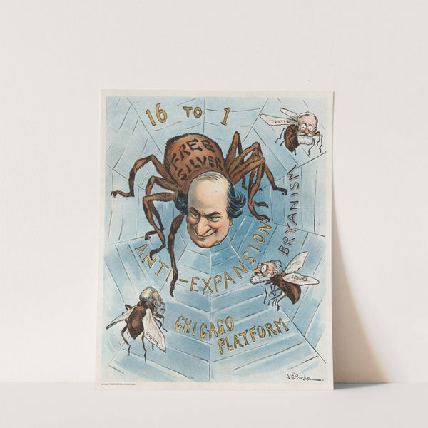 The spider and the three silly flies (1900) by John Samuel Pughe