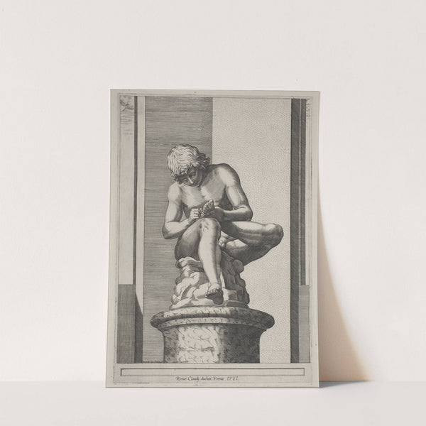 The Spinario (1581) by Diana Scultori