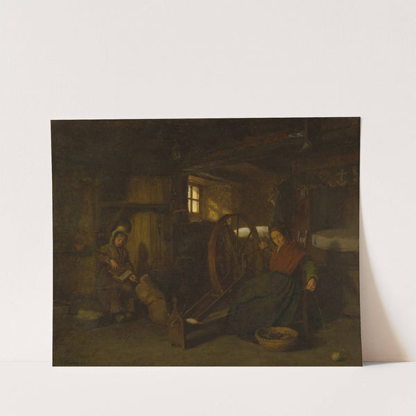 The Spinners (1863) by Edouard Frère