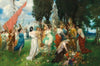 The Spring Festival of Flora before the Acropolis