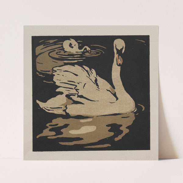 The Square Book of Animals; The Beautiful Swan 1899 by William Nicholson