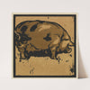 The Square Book of Animals; The Learned Pig (1899) by William Nicholson