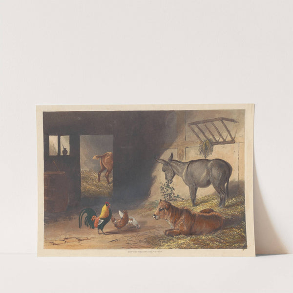 The Stable (1836) by Newton Limbird Smith Fielding