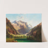 The Stappitzersee near Mallnitz, Carinthia; Sauleck, Kölberspitze and Seebachalpe by Georg Geyer