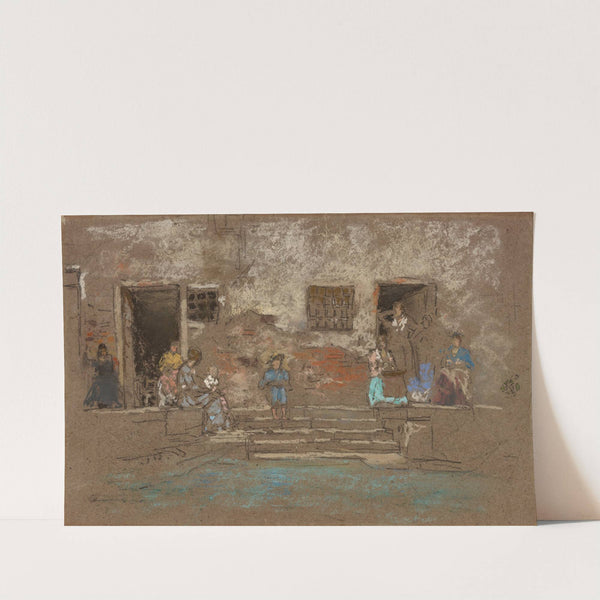 The Steps (1880) by James Abbott McNeill Whistler