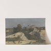 The Stone Quarry of Nanterre by Moonlight by René Billotte