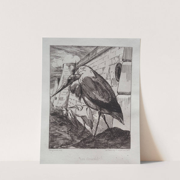 The Storks (1865) by Félix Bracquemond