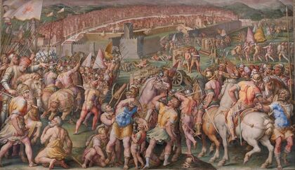 The storming of the fortress of Stampace in