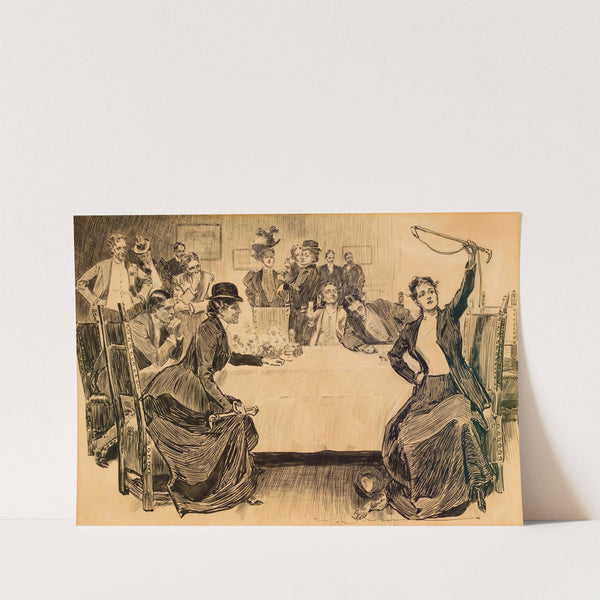 The Story of the Hunt (1898) by Charles Dana Gibson