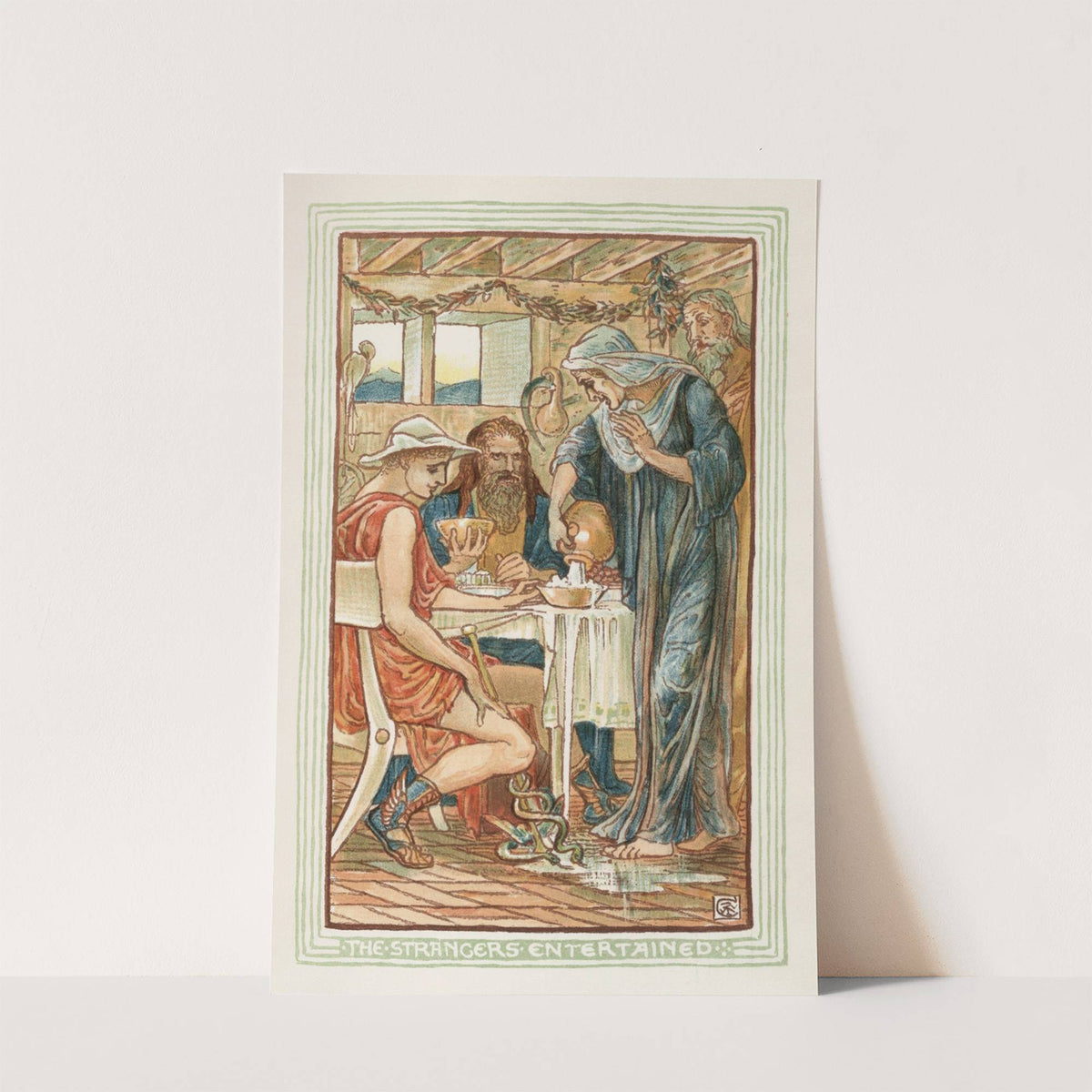 The Strangers Entertained by Walter Crane