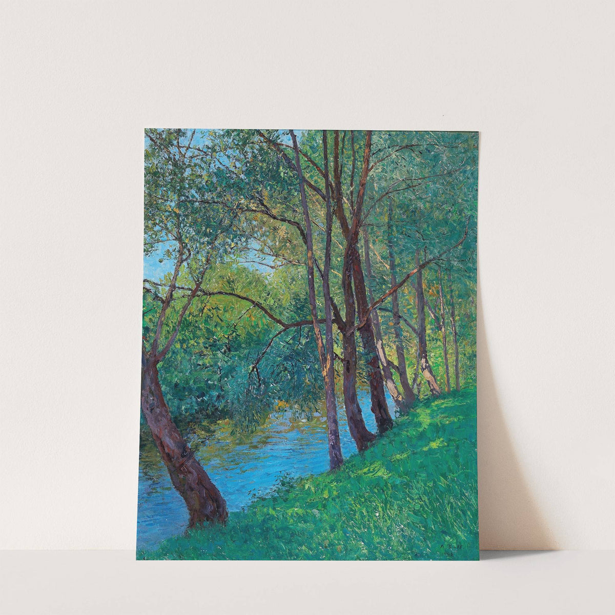 The Stream in the Au (on the Krems Lower Austria Krems,Danube) (1909) by Alfred Zoff