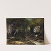 The Stream (Le Ruisseau du Puits-Noir; vallée de la Loue) (1855) by Gustave Courbet