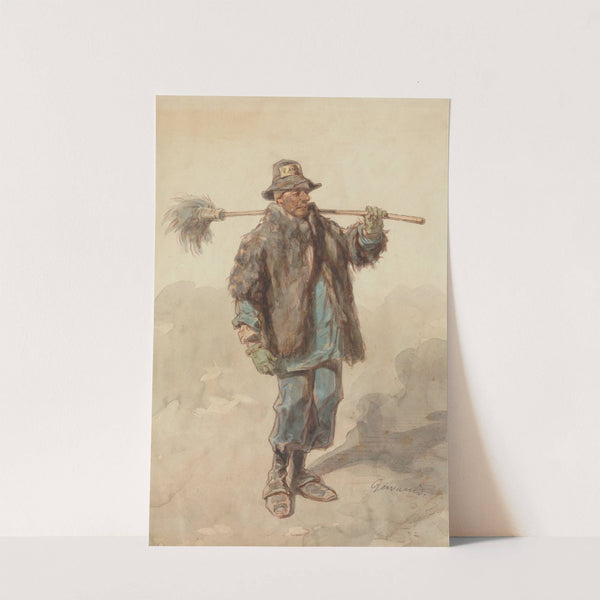 The Street Sweeper (Le Cantonnier) by Paul Gavarni