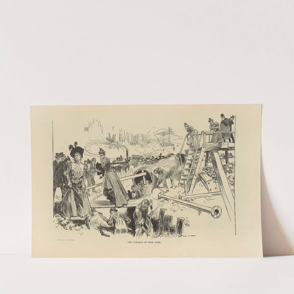 The streets of new york (1893-1900) by Charles Dana Gibson