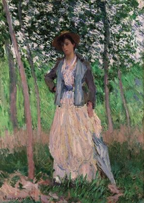 The Stroller (Suzanne Hoschedé, later Mrs. Theodore Earl Butler, 1868–1899) (1887)