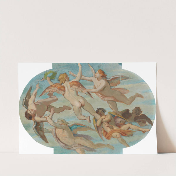 The Struggle for the Wreath by Moritz von Schwind