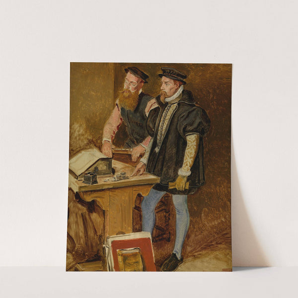 The Studio of Frans Floris (1868) by Jan August Hendrik Leys