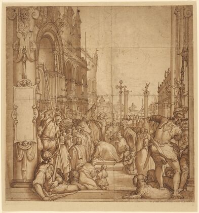 The Submission of the Emperor Frederick Barbarossa to Pope Alexander III (1585)