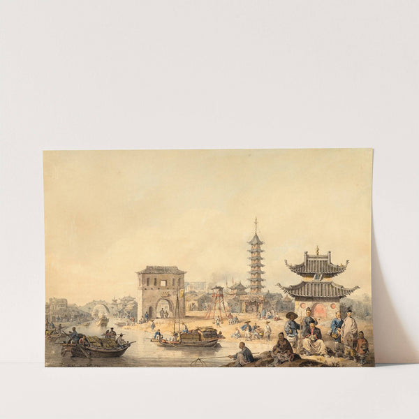 The Suburbs of a Chinese City by William Alexander