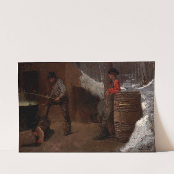 The Sugar Camp (ca. 1861–66) by Eastman Johnson