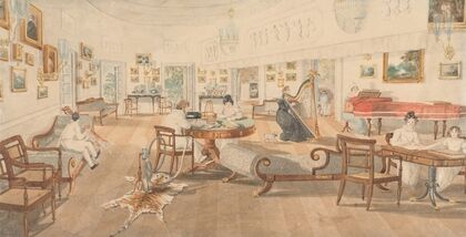 The Summer Room in the Artist’s House at Patna (1824)