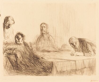 The Supper at Emmaus (second plate)