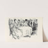 The Supper (1899) by Charles Dana Gibson
