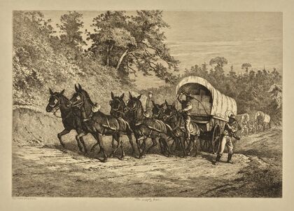 The supply train. (1876)