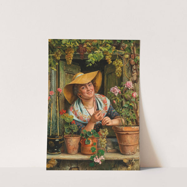 The Sweet Grapes by Aurelio Zingoni