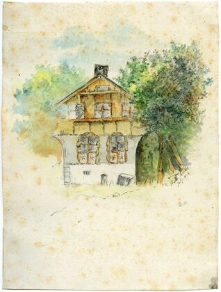 The Swiss house in the woods of Zeist
