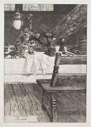 The Table, after H. Leys (1868)
