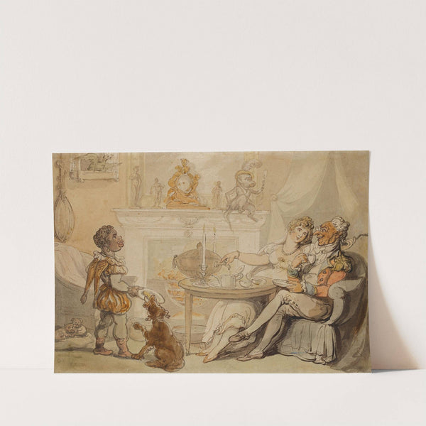 The Tea Party by Thomas Rowlandson