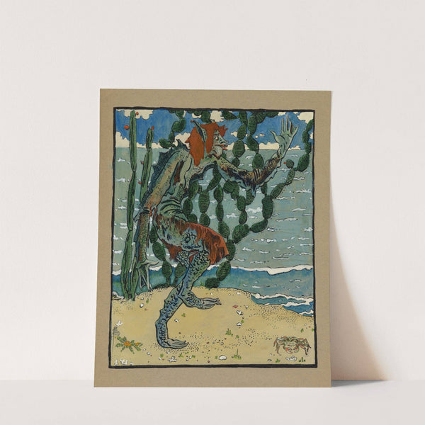 The tempest, Caliban by Pamela Colman Smith