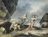 The tempest, II, 2, Caliban, Stephano and Trinculo on seashore