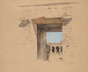 The Temple of Edfu; The Door of the Pylon (1850)